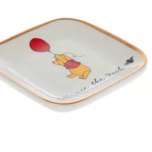 Winnie the Pooh Gold and White Trinket Dish NWT - Picture 3 of 5